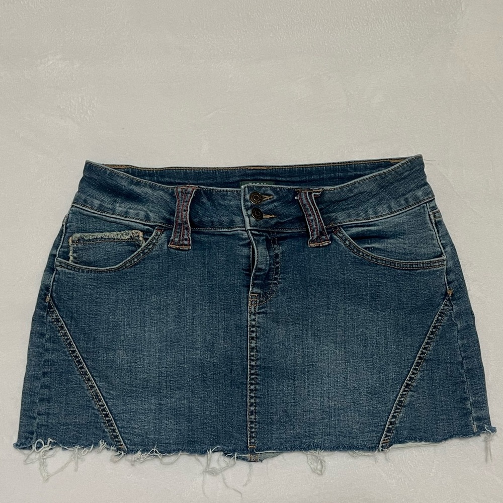 Denim Mini Skirt